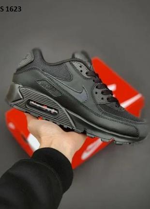 Мужские кроссовки nike air max 90 black 1623