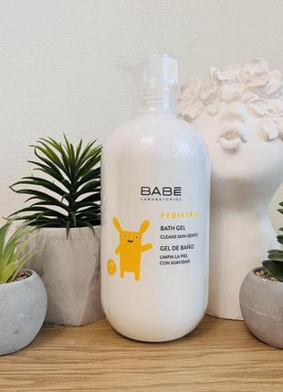 Оригінал дитячий гель для душу гіпоалергенний babe laboratorios bath gel оригинал детский гель для душа