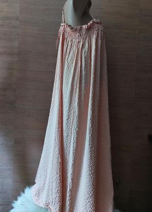 🌸💛🌺 невероятно красивое платье сарафан красивого персикового цвета2 фото
