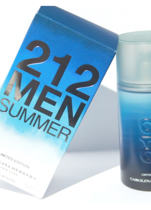 Carolina herrera 212 men summer limited edition💥оригинал 3 мл распив аромата затест2 фото