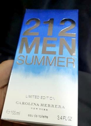 Carolina herrera 212 men summer limited edition💥оригинал 3 мл распив аромата затест3 фото