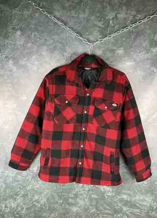 Dickies flannel шерпа куртка1 фото