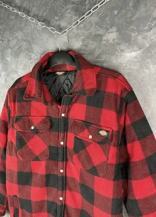 Dickies flannel шерпа куртка2 фото