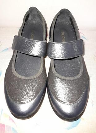 Кожаные туфли florett германия1 фото