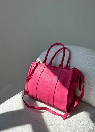 Люксова сумка tote bag pink1 фото