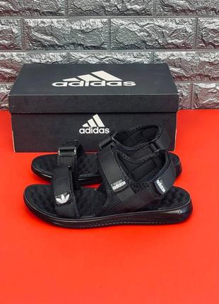Adidas мужские сандалии черные размеры 40-465 фото