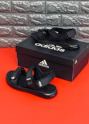 Adidas чоловічі сандалі чорні розміри 40-467 фото