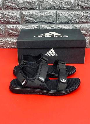 Adidas мужские сандалии черные размеры 40-468 фото