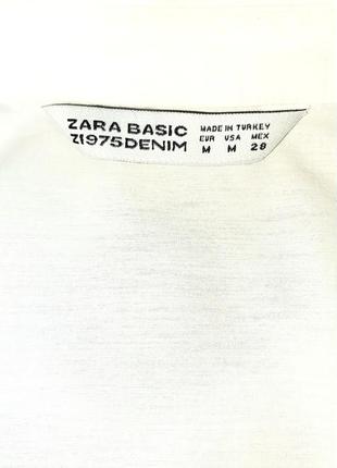 Белая рубашка zara9 фото