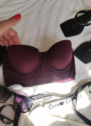 Лиф бандо бордо