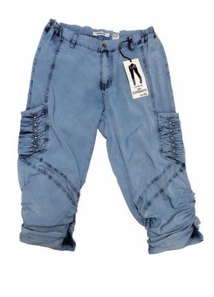 Летние джинсы джинсовые капри esparanto турция /5328/1 фото