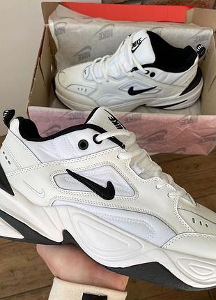 Мужские кроссовки nike m2k tekno "white/black"#найк