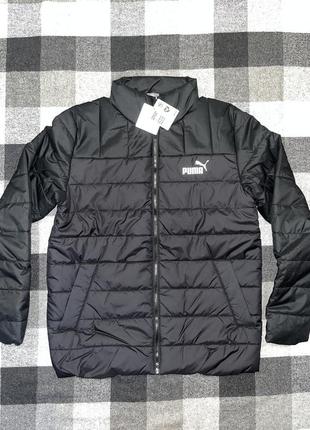 Черная мужская куртка puma essentials+ padded jacket men новая оригинал из сша7 фото