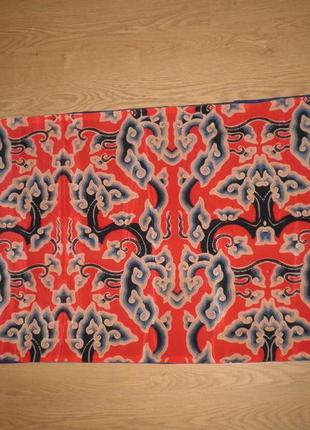 Изящный модный двухсторонний шёлковый шарф хомут jennifer pollock 100х55см3 фото
