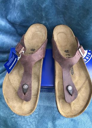 Birkenstock шлепанці. шкіра. оригінал.