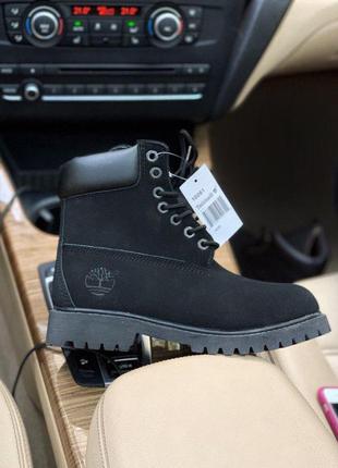 Стильные зимние ботинки timberland black с мехом /осень/зима/весна😍5 фото