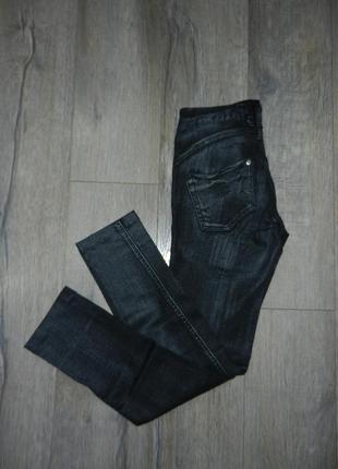 27/32 oodji черные джинсы с напылением, скинни, новые с биркой!2 фото