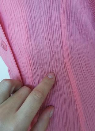 Полная ликвидация ❗трендова рожева сукня халат на гудзиках10 фото