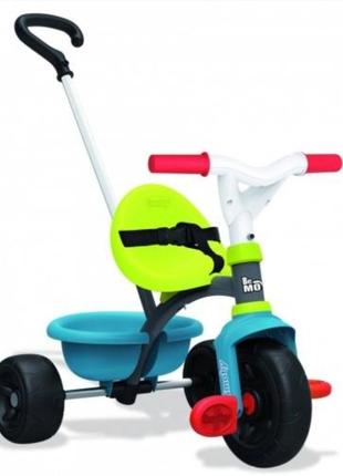 Велосипед триколісний з батьківською ручкою smoby be move1 фото