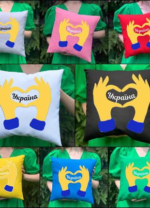 Парные подушки с принтом - украина