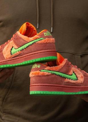 Кроссовки nike sb dunk low grateful dead bears orange3 фото