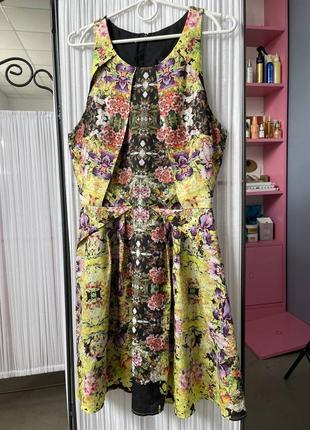 Сукня, платье, плаття, у квітковий принт topshop6 фото