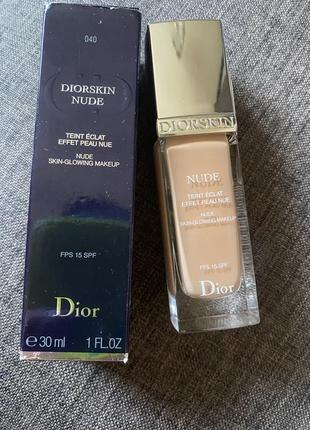 Christian dior diorskin nude skin-glowing makeup spf 15 № 040, оригинал.1 фото
