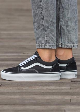 Vans old skool platform женские кеды