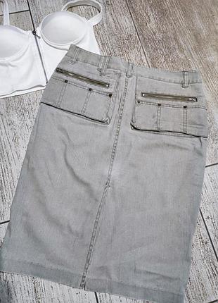 Юбка спідниця карго прямая крой карандаш футляр джинсовая