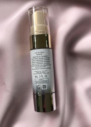 Cle de peau beaute brightening serum сироватка для сяйва шкіри, 9ml4 фото