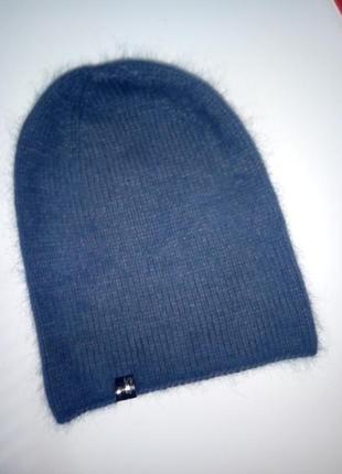 Шапочка бини из ангоры