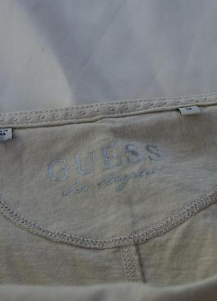 Брендовая футболка с принтом от guess3 фото