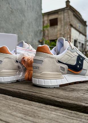 Мужские оригинальные кроссовки saucony shadow 5000 70637-5s gray navy серые7 фото