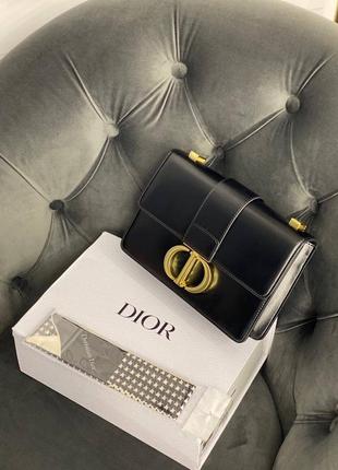Шкіряна розкішна брендова сумка в стилі dior montaigne1 фото