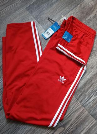 Штани adidas adicolor classics firebird track pants red2 фото