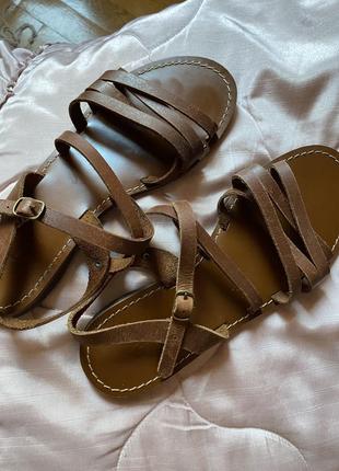 Кожаные сандалии босоножки3 фото