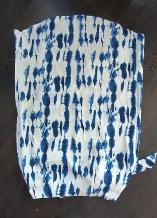 Женская трендовая летняя юбка на запах,с завязкой3 фото