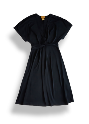 Черное платье миди, классическое от h&amp;m3 фото