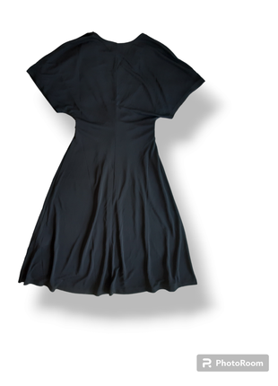 Черное платье миди, классическое от h&amp;m2 фото