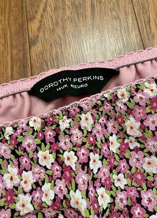 Юбка-миди в цветочный принт dorothy perkins4 фото