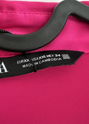 Нова атласна блузка zara p xxl3 фото