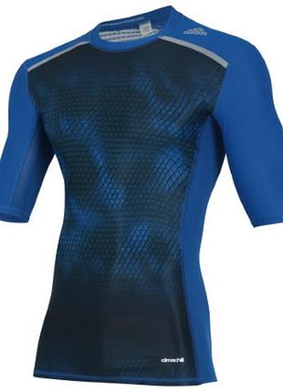 Футболка adidas men techfit chill short sleeve tee compression training