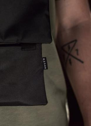 Мужская черная сумка мессенджер  через плечо tactic gl басретка с кобурой под пистолет на 5 отдлений4 фото