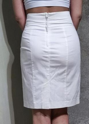 Спідниця юбка вышивка вышиванка украинский стиль белая карандаш футляр прямой крой миди посадка6 фото