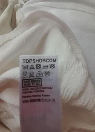 Актуальна сорочка з коротким рукавом із віскози від бренду topshop.3 фото