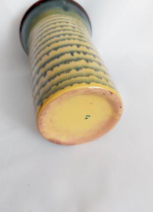 Ваза васильковская майолика керамика винтажная