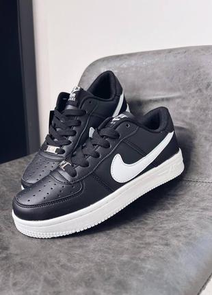 Air force black white sole