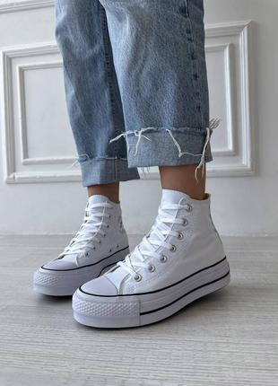 Кеды converse white4 фото