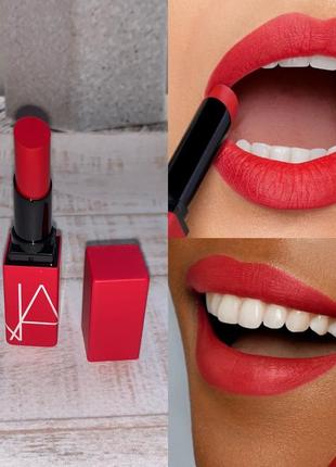 Nars powermatte long-lasting lipstick матова помада dragon girl