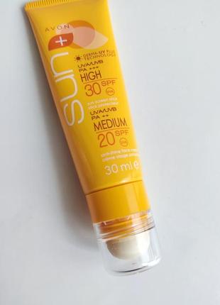 Солнцезащитный матирующий крем карандаш эйвон avon sun bronze medium